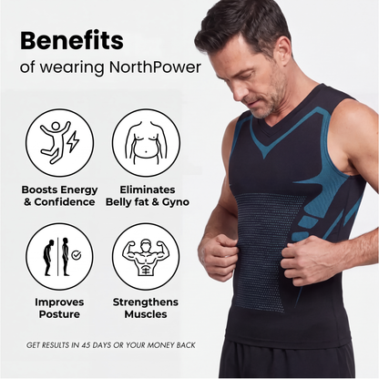 NorthPower V-Neck | Feel The Power of Confidence, Shape & Control