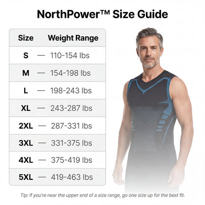 NorthPower V-Neck | Feel The Power of Confidence, Shape & Control